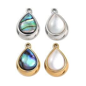 Природные подвески оболочки, 304 подвески-слезинки из нержавеющей стали