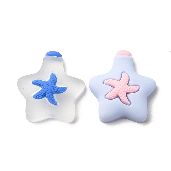 Кабошоны из смолы, морская звезда