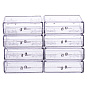 Transparent Plastic Bead Containers, Cuboid