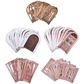 5 наборы 5 стили окна темы бумажные наклейки, Украшение дневника для фотоальбома своими руками