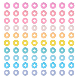 2030pcs 10 brins de perles en argile polymère faites à la main de couleur, pour les fournitures de bricolage bijoux artisanat, perles heishi, disque / plat rond