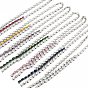 Brass Micro Pave Cubic Zirconia Necklaces, Teardrop
