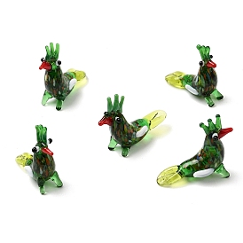 Миниатюрные украшения в технике лэмпворк, для украшения рабочего стола домашнего офиса