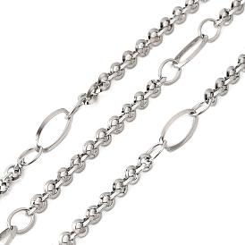 304 цепи овальные из нержавеющей стали, пайки, с катушкой