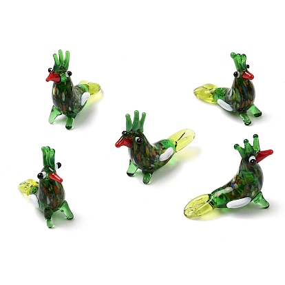 Миниатюрные украшения в технике лэмпворк, для украшения рабочего стола домашнего офиса