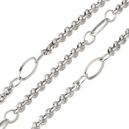 304 цепи овальные из нержавеющей стали, пайки, с катушкой