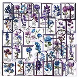 50шт. наклейки с цветами для домашних животных, самоклеящиеся наклейки, для чемодана, скейтборде, холодильник, шлем