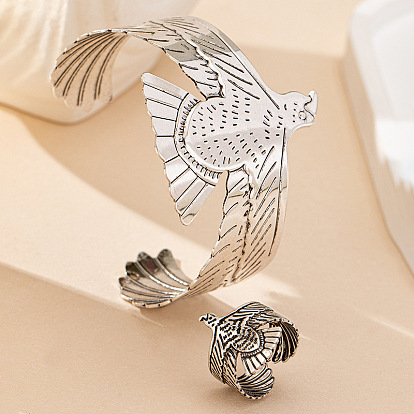 Наборы браслетов и колец из сплава Eagle для женщин