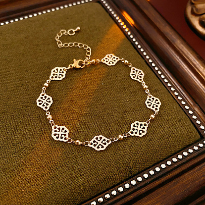 Полые латунные браслеты-облака для женщин