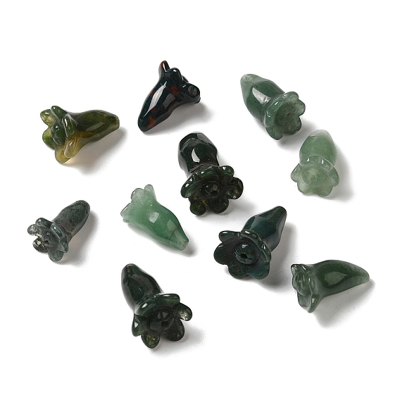 Природных бисера агат, цветок