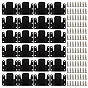 Iron Mounting Bracket with Screws, Hardware Support for Furniture & Object Fixing