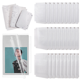 30Pcs Self-adhesive Plastic Book Cover, Rectangle