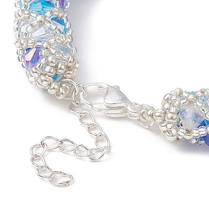 Bracelet en perles de graines miyuki au crochet, bracelet boho népal pour femme