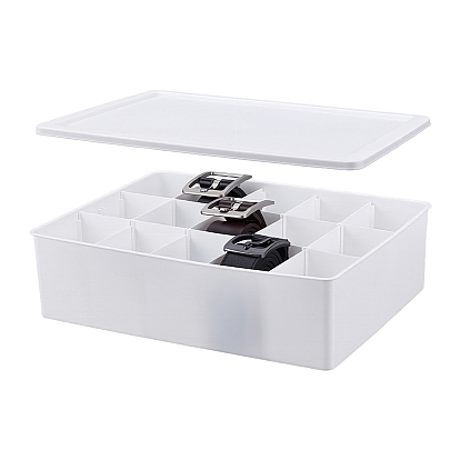 15 пластиковые ящики для хранения ремней и решеток, прямоугольные