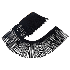 Ленты-кисточки из искусственной замши, Лента из полиэфирного кружева с бахромой для аксессуаров одежды