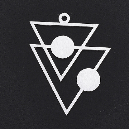 Алюминиевые большие подвески, Лазерная резка больших подвесок, треугольник с плоской раунде