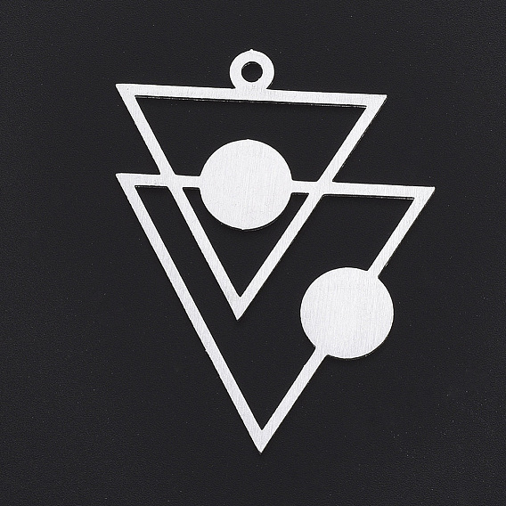 Алюминиевые большие подвески, Лазерная резка больших подвесок, треугольник с плоской раунде