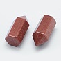 Synthetic Goldstone Pointed Beads, Undrilled/No Hole Beads, Bullet