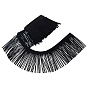 Rubans à pompons en tissu imitation daim, ruban de dentelle à franges en polyester pour accessoires vestimentaires