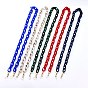 Eyeglasses Chains, Neck Strap for Eyeglasses, with Imitation Gemstone Style Acrylic Paperclip Chains, Alloy Lobster Claw Clasps and Rubber Loop Ends