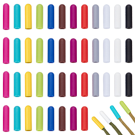 120pcs 12 couleurs accessoires de vêtement en ABS accessoires d'ornement, capuche corde head lock