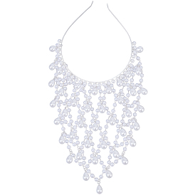 Заколки для волос с искусственным жемчугом для женщин и девочек, свадебная повязка на голову