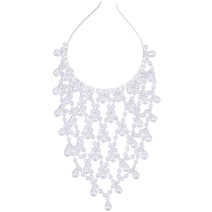 Заколки для волос с искусственным жемчугом для женщин и девочек, свадебная повязка на голову