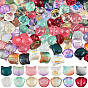 140шт 10 стиль стеклянные бусины, для изготовления ювелирных изделий, отпечаток кошачьей лапы