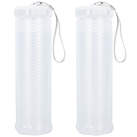 2шт. выдвижной пластиковый футляр для кистей, длинная трубка держателя кисти, колонка