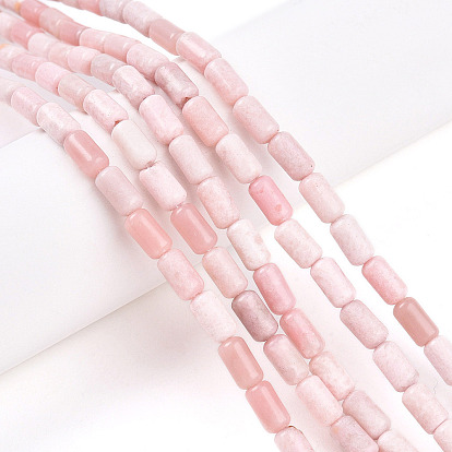 Натуральный розовый опал бусы пряди, баррель