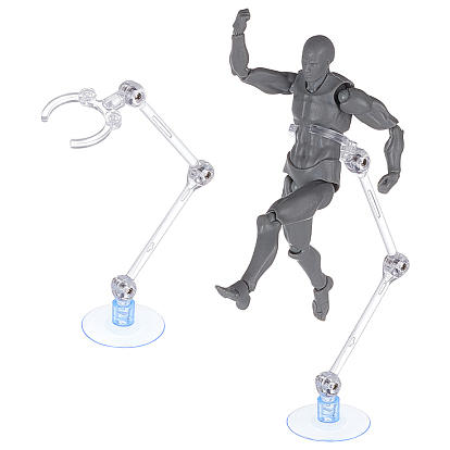 Подставки для демонстрации собранных пластиковых моделей фигурок с присосками.