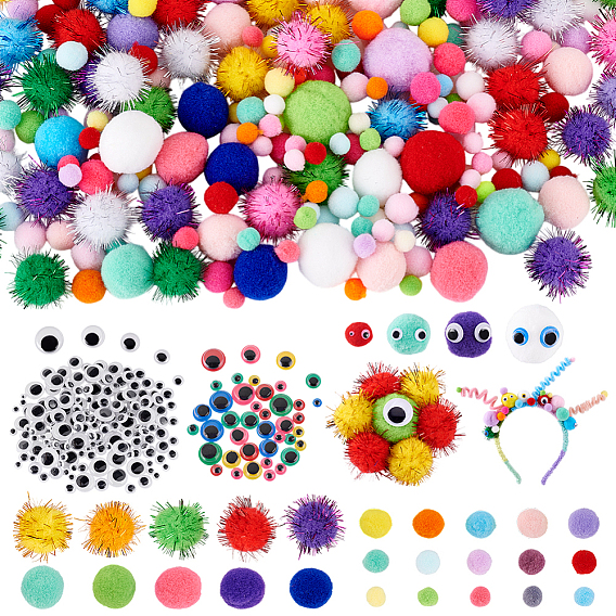 Наборы аксессуаров для самостоятельного изготовления кукол, включая пластиковые кабошоны для поделок, полиэфирный жемчуг