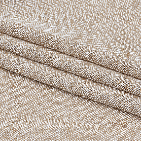 Herringbone Patterned Tweed Fabric for Clothing Accessories