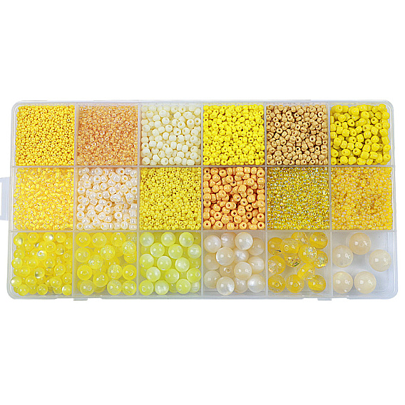 Набор для поиска ювелирных изделий в стиле «сделай сам» из смолы и акрила, круглый, рис и трубка