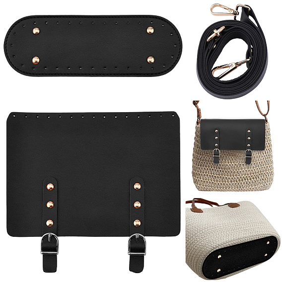 1 комплект дна и ручек для сумки из искусственной кожи, женские сумки ручной работы поделки аксессуары