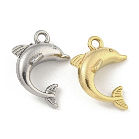 Ионное покрытие (ip) 304 подвески из нержавеющей стали, дельфин очарование