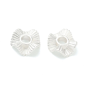 Spacer бисер латунные, волнистых плоские круглые, долговечный, без свинца и без кадмия, стойки покрытие