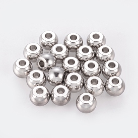 304 billes d'acier inoxydable, rondelle, Trou: 2mm