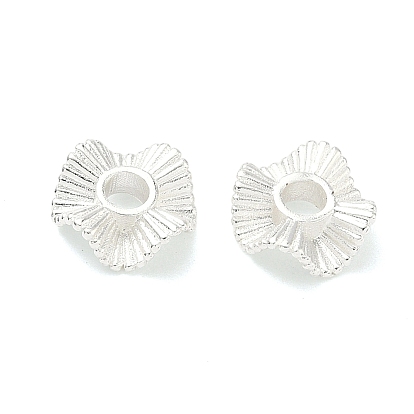 Spacer бисер латунные, волнистых плоские круглые, долговечный, без свинца и без кадмия, стойки покрытие