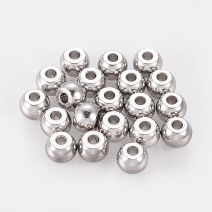 304 billes d'acier inoxydable, rondelle, Trou: 2mm