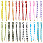 24Pcs 12 Color Polyester Cord Pendant Decorations