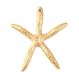 304 из нержавеющей стали большие кулоны, морская звезда, ионное покрытие (ip)
