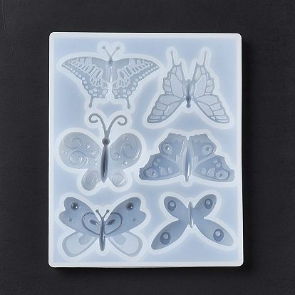 DIY Butterfly Ornament Silicone Molds, Resin Casting Molds, for UV Resin & Epoxy Resin Craft Making
