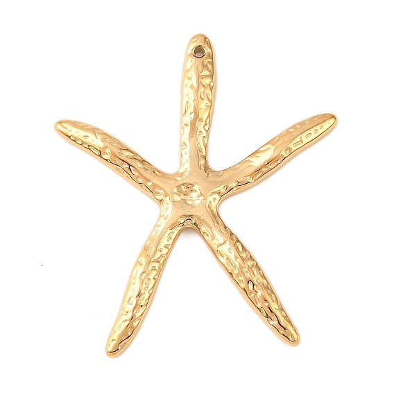 304 из нержавеющей стали большие кулоны, морская звезда, ионное покрытие (ip)