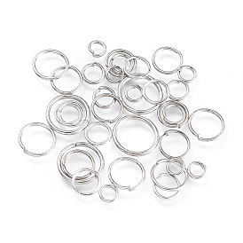 Iron Open Jump Rings, Round