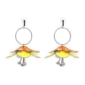 Metal Flower Earrings - Fashionable and Exquisite Ear Accessories