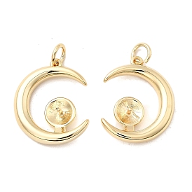 Медные залоги, луна, долговечный, стойки покрытие, без свинца и без кадмия, с целью перехода в кольце