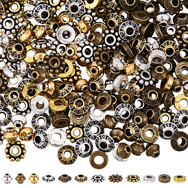 240 шт 12 стиль бусины-распорки сплава тибетского стиля, разнообразные