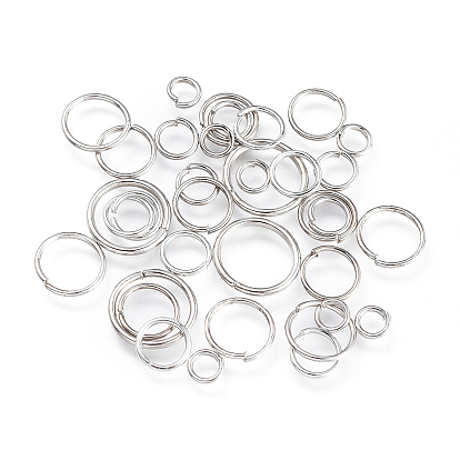 Iron Open Jump Rings, Round