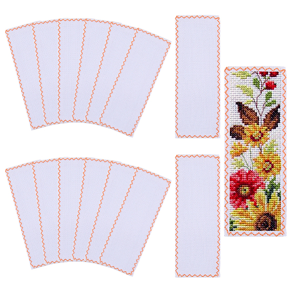 Хлопковые закладки для вышивания крестиком, прямоугольные